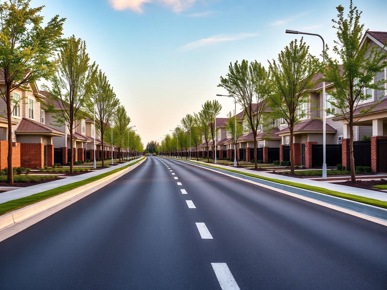 Representative wide internal township road